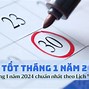 Tháng Tốt Năm 2024